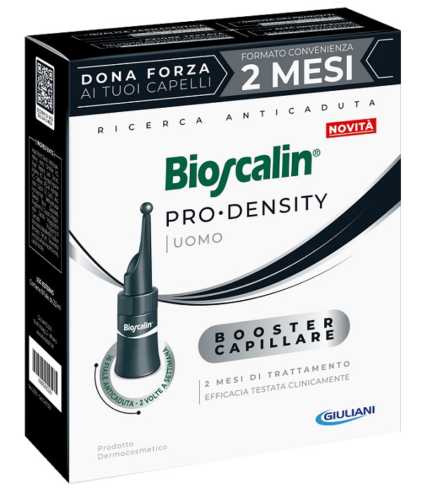 BIOSCALIN PRO DENSITY UOMO BOOSTER CAPILLARE 16 FIALE X 2,5ML - farmaidea24.com