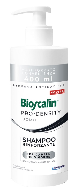 BIOSCALIN PRO DENSITY UOMO SHAMPOO RINFORZANTE 400 ML - farmaidea24.com