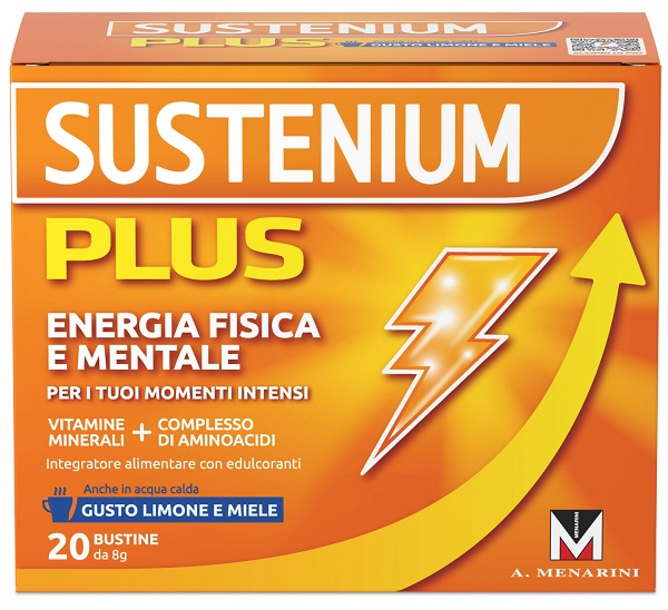 SUSTENIUM PLUS LIMONE E MIELE 20 BUSTINE DA 8 G - farmaidea24.com